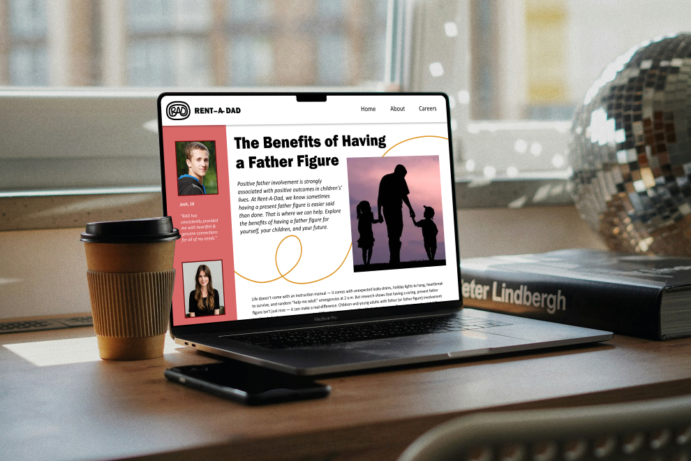 RAD Web mockup