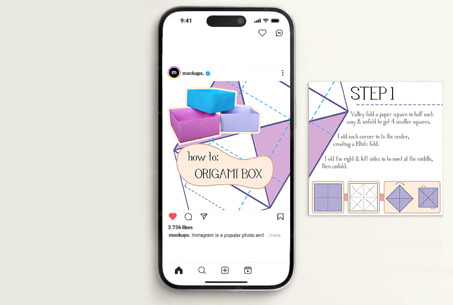 origami insta mockup 1